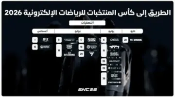 بطولة كأس المنتخبات للرياضات الإلكترونية 2026 تطلق مسار التصفيات العالمية، مع توقعات بمشاركة أكثر من 100 ألف لاعب من أكثر من 150 دولة وإقليم في 16 لعبة مختلفة